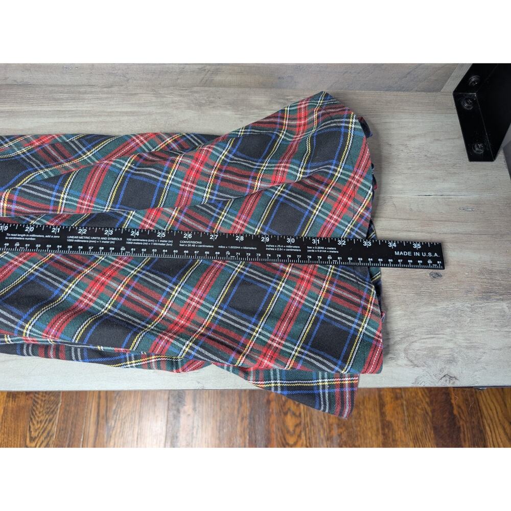 Mod X Plaid Maxi Skirt Grunge Academia Y2K Tartan Belted Size Medium - Picture 6 of 7